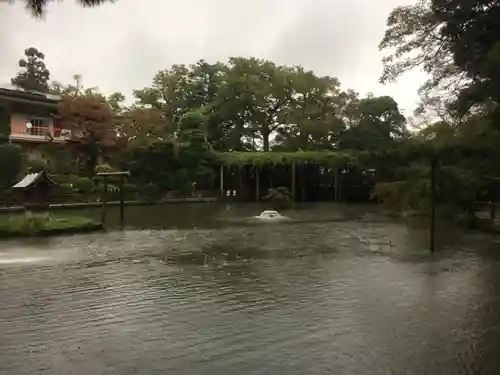 越ヶ谷久伊豆神社の庭園