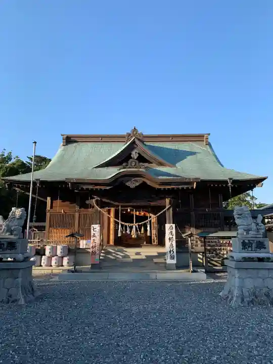大歳神社の本殿・本堂