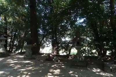 忍坂山口坐神社の自然