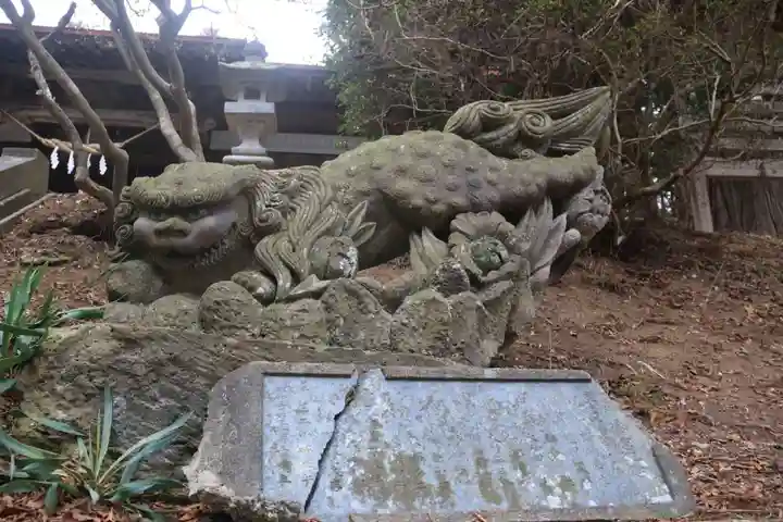 川辺八幡神社の狛犬