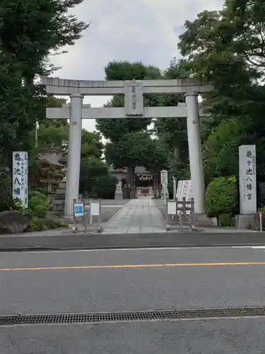 亀ケ池八幡宮の鳥居