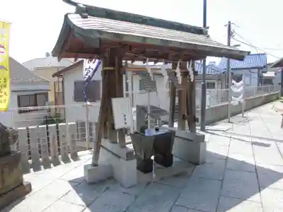 太田杉山神社・横濱水天宮の手水舎