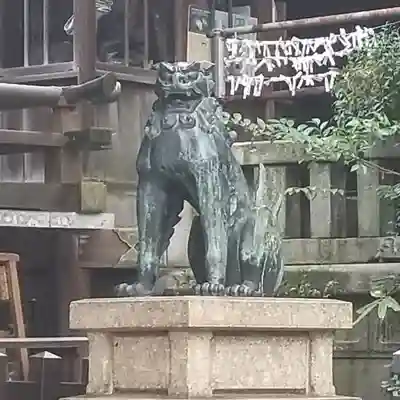 五條天神社の狛犬