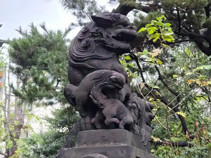 荏原神社の狛犬