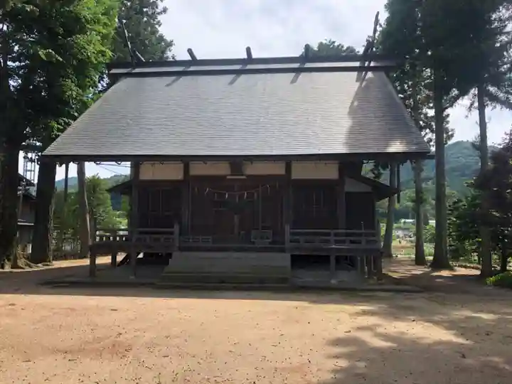 栗原神社の本殿・本堂