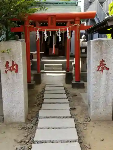 海豊稲荷神社磐井神社境内摂社の鳥居