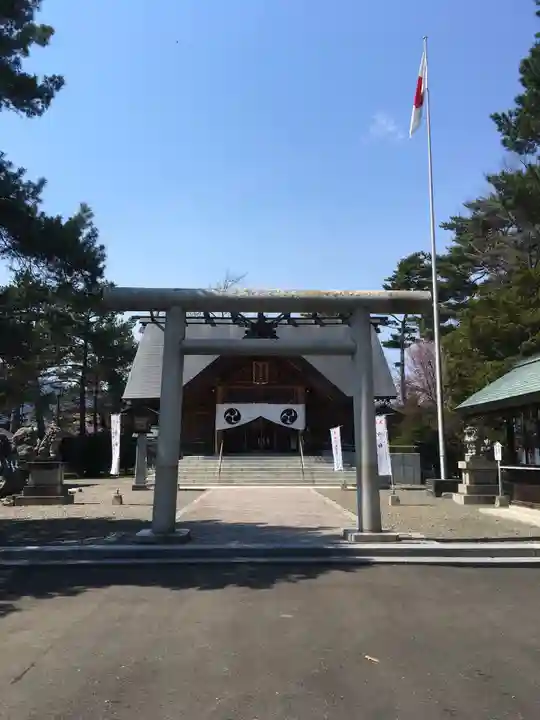 富良野神社の鳥居