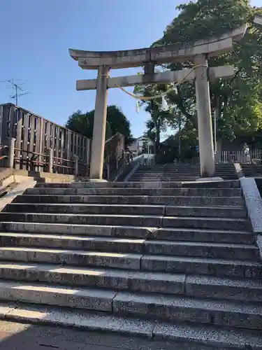 阿智神社の鳥居