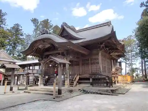 大川上美良布神社の本殿