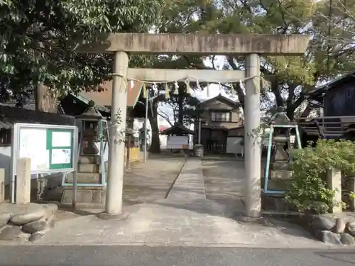 神明社（露橋神明社）の鳥居