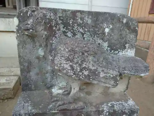 高根町熊野神社の狛犬