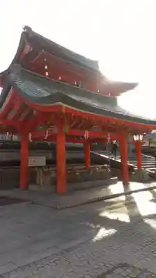 伏見稲荷大社の手水舎