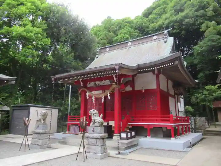 南大沢八幡神社の本殿・本堂