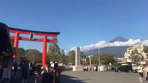 富士山本宮浅間大社の鳥居