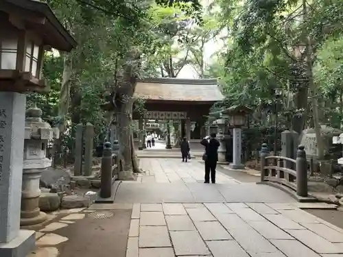 駒木諏訪神社の山門