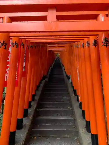 山王稲荷神社の鳥居