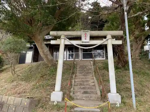 山王堂の鳥居