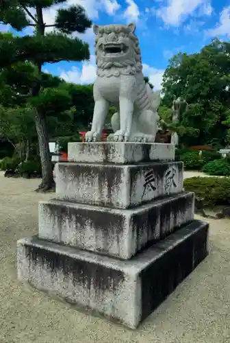 誉田八幡宮の狛犬