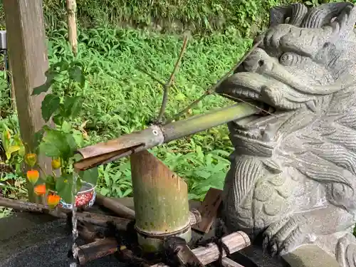 須山浅間神社の手水