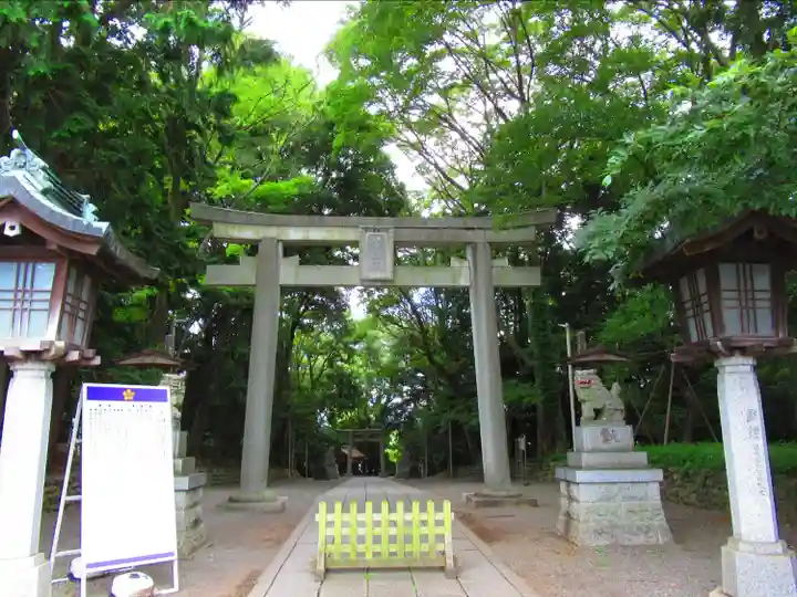 谷保天満宮の鳥居