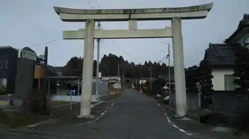 都々古別神社(馬場)の鳥居