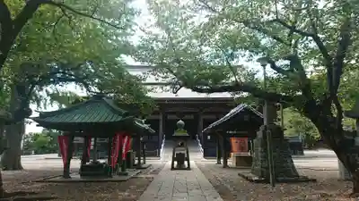 法華経寺の手水舎