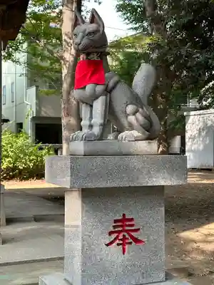 丸子山王日枝神社の狛犬