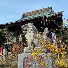 板倉雷電神社の狛犬