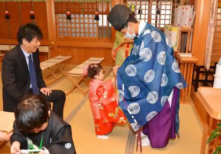 東海市熊野神社の七五三参