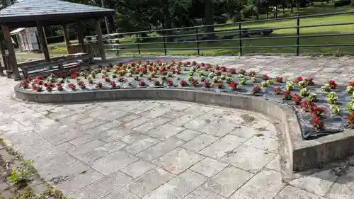 東瓜幕八幡神社の庭園