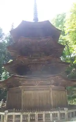 安楽寺の塔
