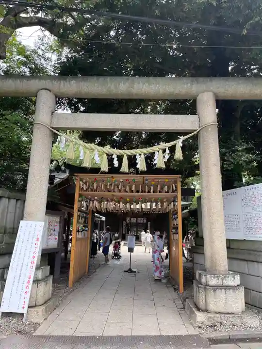 川越氷川神社の鳥居