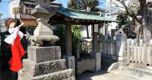高木神社の手水舎