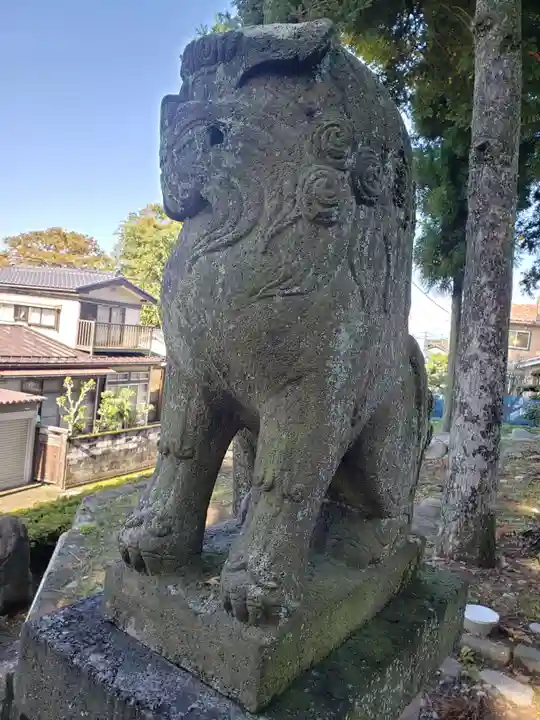 笹津神社の狛犬
