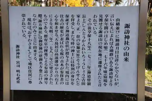 諏訪神社の歴史