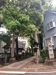 中目黒八幡神社の鳥居