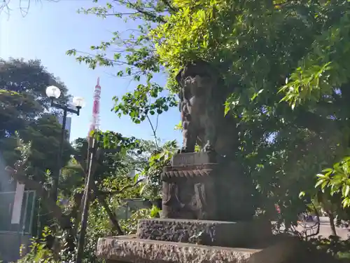 芝東照宮の狛犬