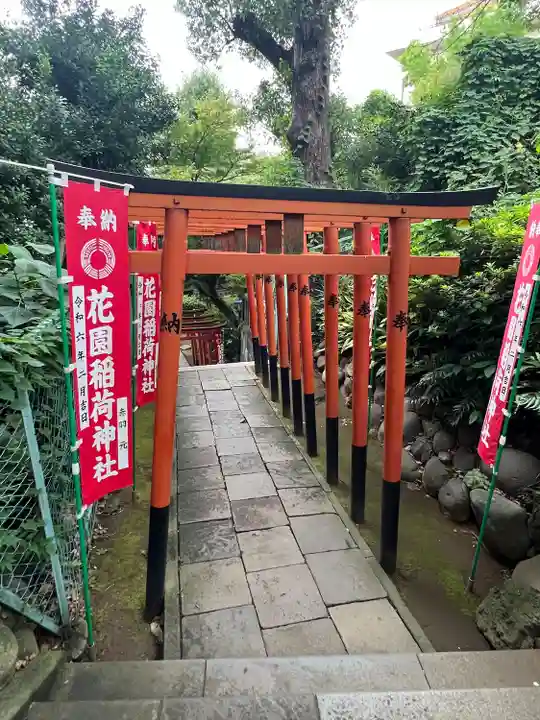 花園稲荷神社の鳥居