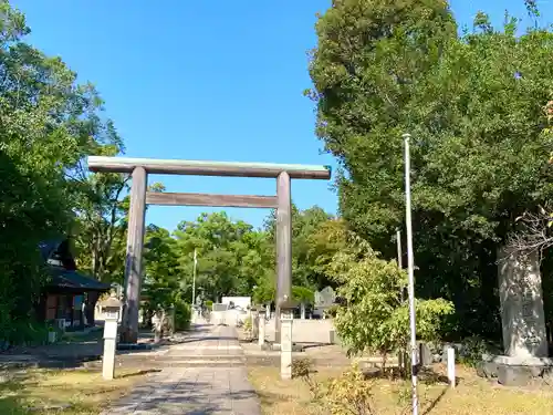 滋賀県護国神社の鳥居