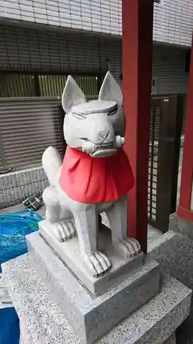 改代稲荷神社の狛犬