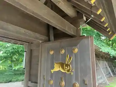 帯廣神社の山門・神門
