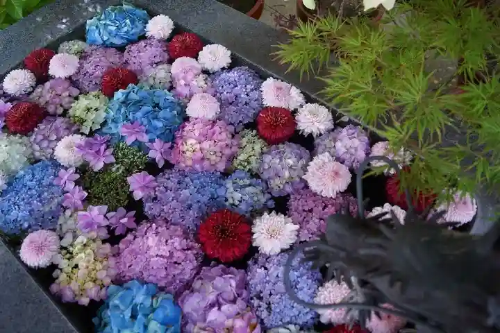 東海市熊野神社の手水舎