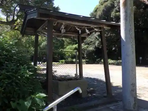 大窪神社の手水