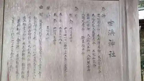 古浜神社の歴史