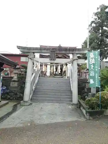 武蔵第六天神社の鳥居