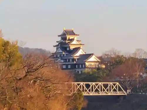 岡山神社の景色