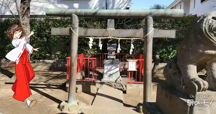 十二社神社の鳥居