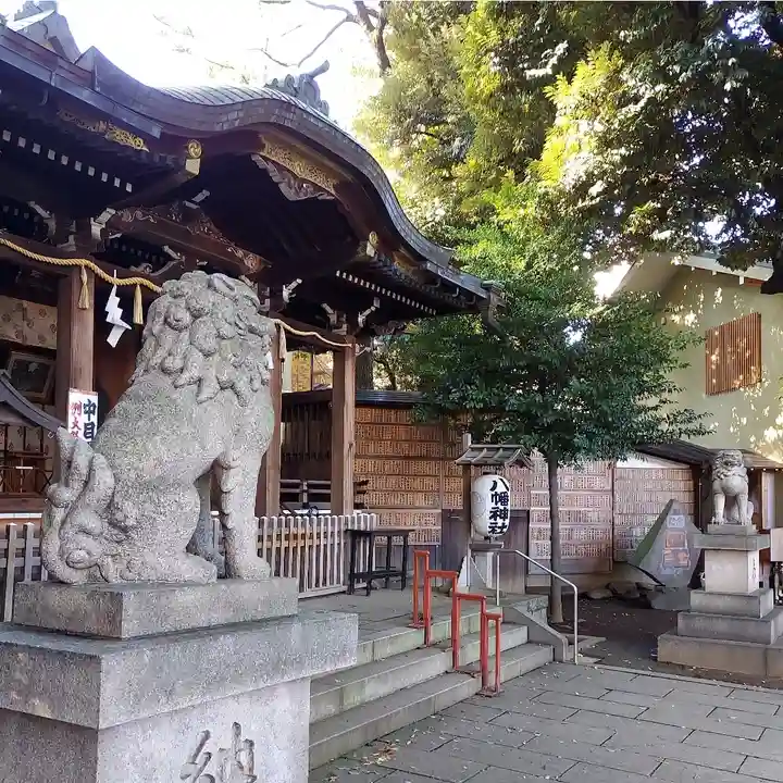 中目黒八幡神社の狛犬