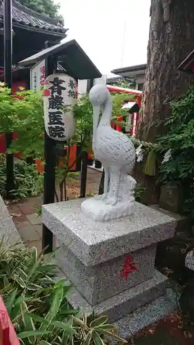 鴻神社の狛犬