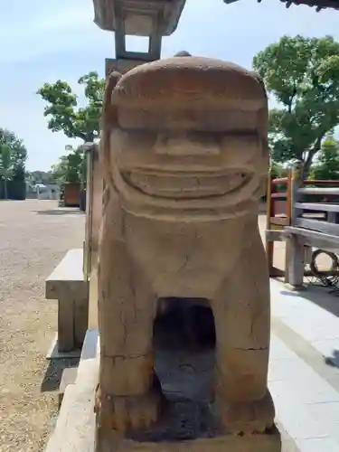 百舌鳥八幡宮の狛犬